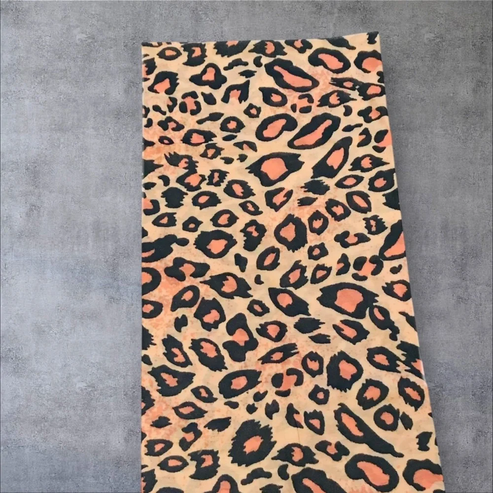 Big Cat Print 16 n 1 Neck Gaiter Face Cover Dust Mask Biker Rag Animal Print